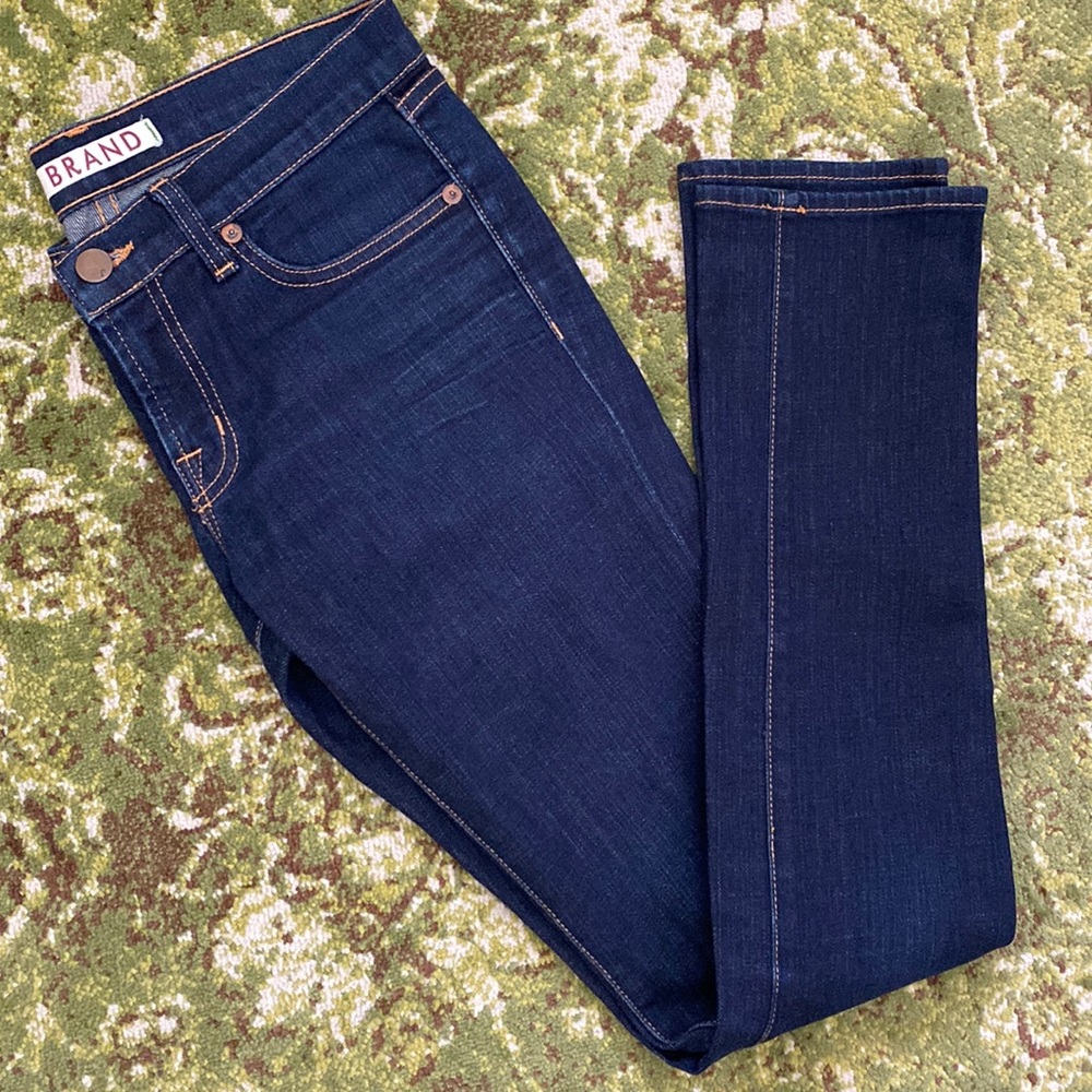 J BRAND Dark Petite Pencil Leg Jeans